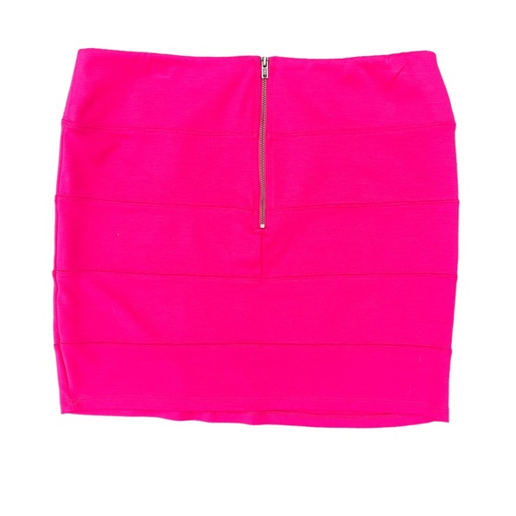 Trouvé Skirt Bundle Ribbed Stretch Short Zip Closure Pink Blue Large - Picture 7 of 11